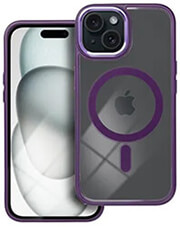OEM COLOR EDGE MAG COVER CASE WITH MAGSAFE FOR IPHONE 15 DEEP PURPLE