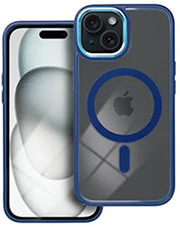 COLOR EDGE MAG COVER CASE WITH MAGSAFE FOR IPHONE 15 NAVY BLUE