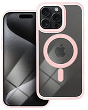 OEM COLOR EDGE MAG COVER CASE WITH MAGSAFE FOR IPHONE 15 PRO MAX PINK