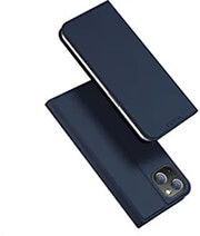 DUX DUCIS DUX DUCIS SKIN PRO SMOOTH LEATHER CASE FOR APPLE IPHONE 15 PLUS BLUE