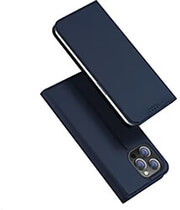 DUX DUCIS DUX DUCIS SKIN PRO SMOOTH LEATHER CASE FOR APPLE IPHONE 15 PRO BLUE