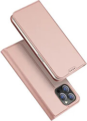 DUX DUCIS DUX DUCIS SKIN PRO SMOOTH LEATHER CASE FOR APPLE IPHONE 15 PRO ROSE