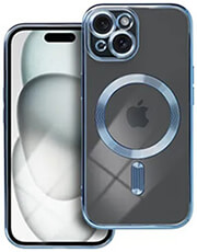 ELECTRO MAG COVER CASE WITH MAGSAFE FOR IPHONE 15 BLUE