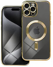 ELECTRO MAG COVER CASE WITH MAGSAFE FOR IPHONE 15 PRO MAX GOLD