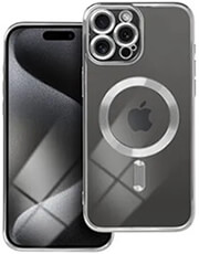 ELECTRO MAG COVER CASE WITH MAGSAFE FOR IPHONE 15 PRO MAX SILVER