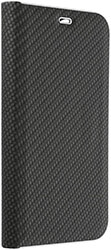 LUNA BOOK CARBON FOR IPHONE 15 BLACK