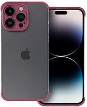 MINI BUMPERS WITH CAMERA ISLAND PROTECTION CASE FOR IPHONE 15 PRO CHERRY