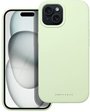 ROAR CLOUD-SKIN CASE FOR IPHONE 15 LIGHT GREEN