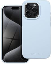 ROAR CLOUD-SKIN CASE FOR IPHONE 15 PRO LIGHT BLUE