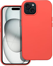 SILICONE CASE FOR IPHONE 15 PEACH