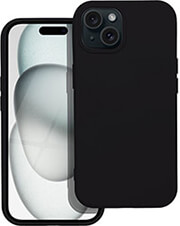 OEM SILICONE CASE FOR IPHONE 15 PLUS BLACK