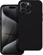 SILICONE CASE FOR IPHONE 15 PRO MAX BLACK