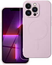 SILICONE MAG COVER CASE WITH MAGSAFE FOR IPHONE 15 PINK