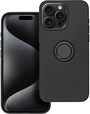 SILICONE RING CASE FOR IPHONE 15 PRO MAX BLACK