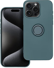 SILICONE RING CASE FOR IPHONE 15 PRO MAX GREEN