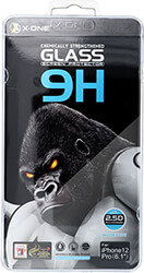X-ONE FULL COVER EXTRA STRONG MATTE FOR IPHONE 15 PRO TEMPERED GLASS 9H