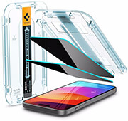 SPIGEN GLASS TR EZ FIT (PRIVACY) 2 PACK TRANSPARENCY FOR IPHONE 15 PRO MAX