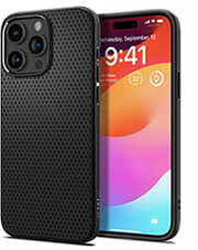 SPIGEN LIQUID AIR MATTE BLACK FOR IPHONE 15 PRO