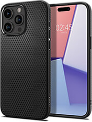 SPIGEN LIQUID AIR MATTE BLACK FOR IPHONE 15 PRO MAX