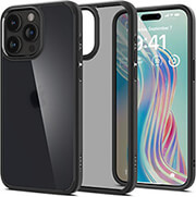 SPIGEN ULTRA HYBRID FROST BLACK FOR IPHONE 15 PRO