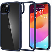 SPIGEN ULTRA HYBRID NAVY BLUE FOR IPHONE 15