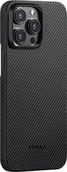 PITAKA PITAKA MAGEZ 4 600D CASE BLACK/GREY TWILL FOR IPHONE 15 PRO MAX