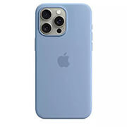APPLE APPLE IPHONE 15 PRO MAX SILICONE CASE MAGSAFE WINTER BLUE MT1Y3