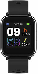 DENVER DENVER SW-165 BLACK SMARTWATCH WITH BODY TEMPERATURE