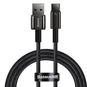 BASEUS TUNGSTEN GOLD CABLE USB TO USB-C PD 100W. 1M BLACK