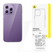 BASEUS BASEUS IPHONE 14 PRO CLEAR CASE + TEMPERED GLASS