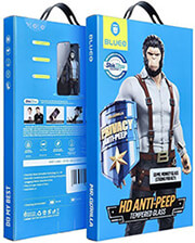 BLUEO 5D MR. MONKEY GLASS FOR SAMSUNG GALAXY S24 BLACK (STRONG PRIVACY)