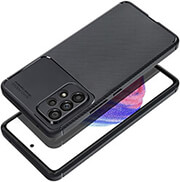 ΘΗΚΗ CARBON PREMIUM CASE FOR SAMSUNG S24 ULTRA BLACK