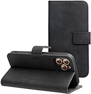 ΘΗΚΗ TENDER BOOK CASE FOR SAMSUNG S24 PLUS BLACK