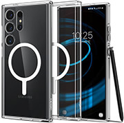 SPIGEN SPIGEN ULTRA HYBRID ONETAP METAL RING MAGSAFE WHITE FOR SAMSUNG GALAXY S24 ULTRA