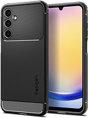 SPIGEN RUGGED ARMOR MATTE BLACK FOR SAMSUNG GALAXY A25 5G