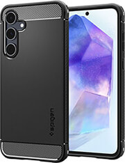 SPIGEN SPIGEN RUGGED ARMOR MATTE BLACK FOR SAMSUNG GALAXY A55