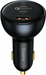 BASEUS SUPERME CAR CHARGER USB 2X USB-C 160W GREY