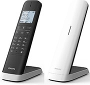 PHILIPS PHILIPS M4701W/GRS ΛΕΥΚΟ ΑΣΥΡΜΑΤΟ ΤΗΛΕΦΩΝΟ ΜΕ ΦΩΤΙΖΟΜΕΝΗ ΟΘΟΝΗ