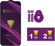 TEMPERED GLASS OG PREMIUM FOR SAMSUNG GALAXY S24 BLACK FRAME