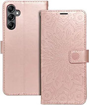 MEZZO BOOK CASE FOR SAMSUNG A14 4G / A14 5G MANDALA ROSE GOLD