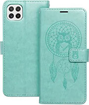 MEZZO BOOK CASE FOR SAMSUNG A22 5G DREAMCATCHER GREEN