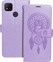MEZZO BOOK CASE FOR XIAOMI REDMI 9C / 9C NFC DREAMCATCHER PURPLE
