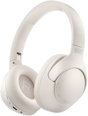 QCY QCY H3 HIGH-RES HEADSET WITH MIC ACTIVE NOISE CANCELING WITH 4 MODE ANC 60H MULTIPOINT WHITE