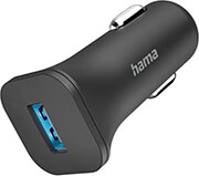 HAMA HAMA 201634 CAR CHARGER WITH USB-A SOCKET, 6 W, BLACK
