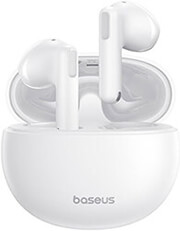 BASEUS ΑΚΟΥΣΤΙΚΑ BLUETOOTH BASEUS BOWIE E12 TWS WHITE