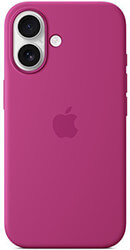 APPLE IPHONE 16 FUCHSIA SILICONE CASE WITH MAGSAFE MYY53