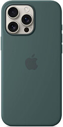 APPLE IPHONE 16 PRO MAX SILICONE CASE WITH MAGSAFE LAKE GREEN MA7V4