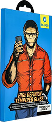 BLUEO 5D MR. MONKEY GLASS FOR APPLE IPHONE 14 PLUS BLACK (STRONG HD)