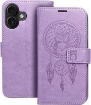 OEM MEZZO BOOK CASE FOR IPHONE 16 DREAMCATCHER PURPLE
