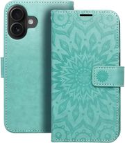 OEM MEZZO BOOK CASE FOR IPHONE 16 PLUS DREAMCATCHER GREEN